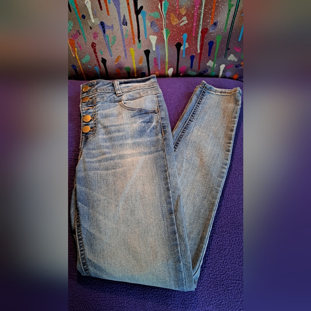 Skinny legg denim jeans size 5